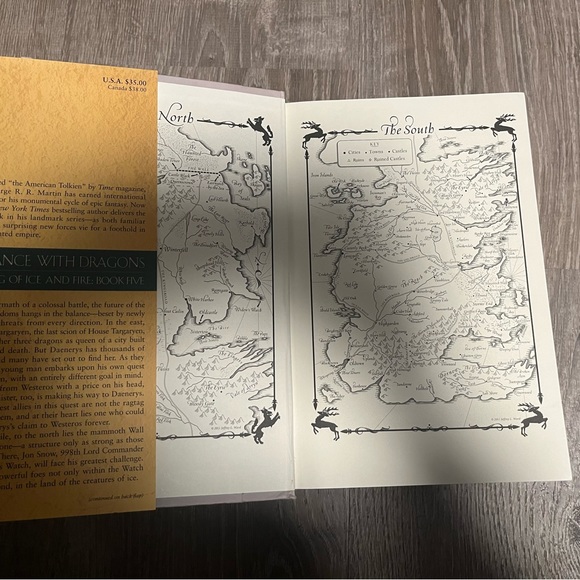 A Dance With Dragons By George R.R. Martin Hardcover 2011 - Picture 3 of 9